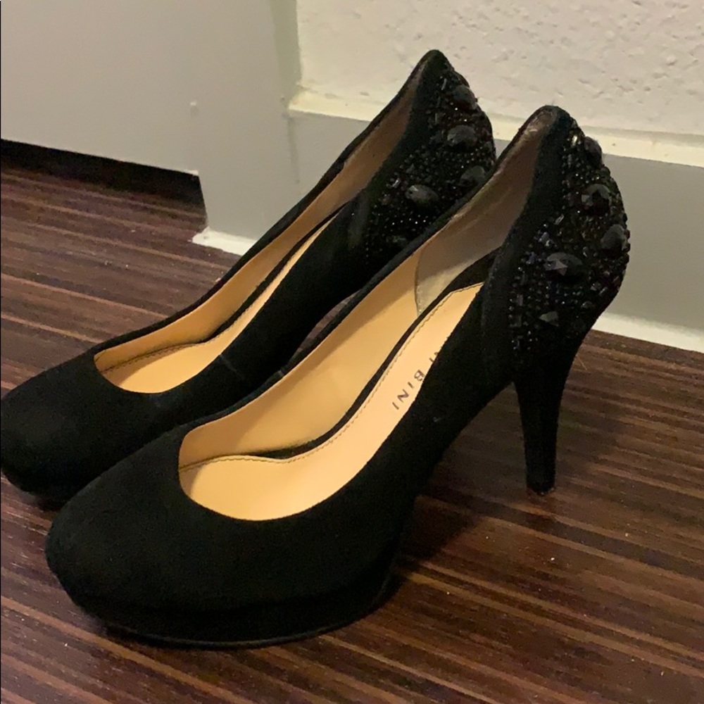 Gianni bini platform black heels